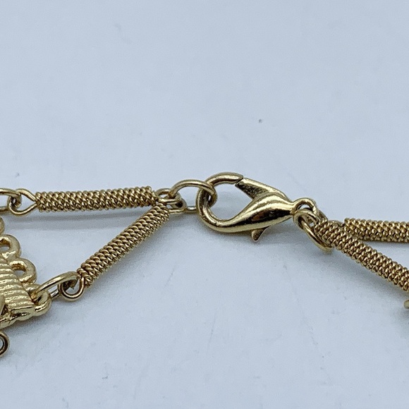 Vintage Gold-Plated 3-Strands Necklace - Picture 9 of 10